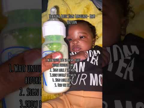 Teaching My Baby Sign Language