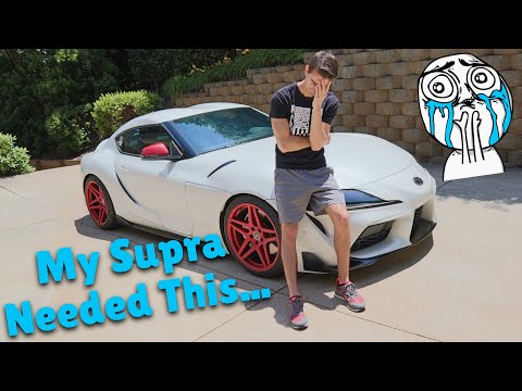 Installing Forged Carbon Fiber Chasis Strut Braces | A90 Toyota Supra