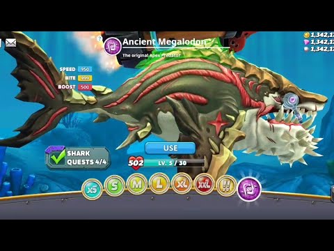 Ancient Megalodon 2 | Hungry Shark World GamePlay