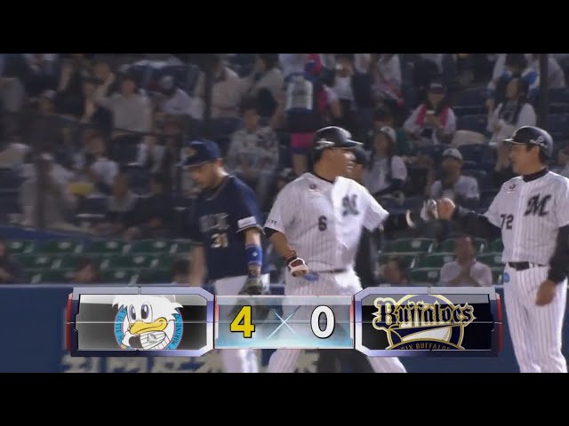 【3回裏】打線絶好調!! マリーンズ・井口のタイムリーでバファローズを突き放す!! 2017/5/26 M-Bs