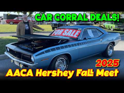 AACA Hershey Fall Meet 2025 - Car Corral Walkthrough!