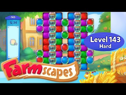 Farmscapes Level 143 Hard | No Boosters | Playrix