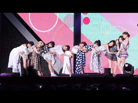 180908 트와이스(TWICE) Heart Shaker + What is Love [코리안뮤직웨이브] 4K 직캠 by 비몽