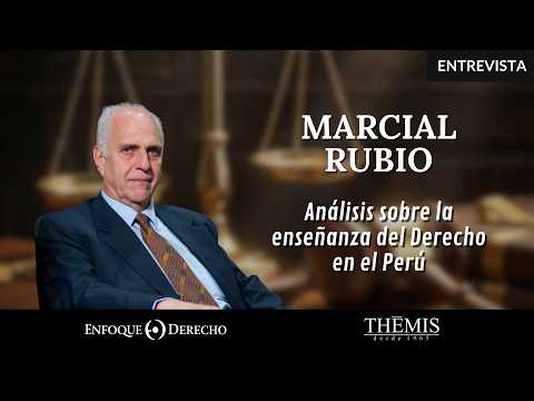 Entrevista | Marcial Rubio: "La enseñanza del derecho en el Perú"