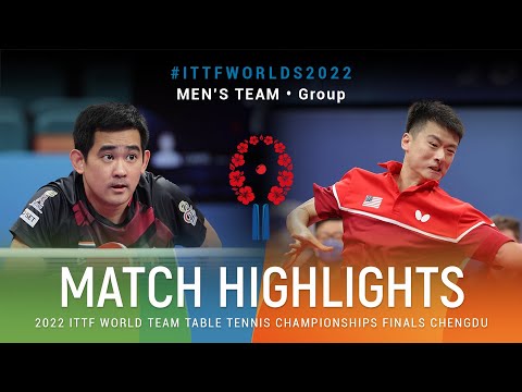 Highlights | Phakpoom Sanguansin (THA) vs Jishan Liang (USA) | MT Grps | #ITTFWorlds2022