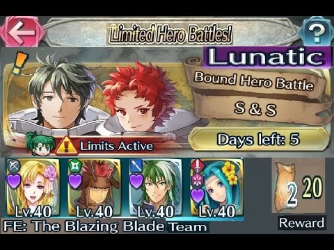 The battle with Limited unit : Vs. Stahl & Sully - Lunatic (with F2P units No SI but Seal)