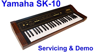 Video thumbnail for Synthchaser #049 - Yamaha SK10 Symphonic Ensemble Servicing & Demo by Synthchaser