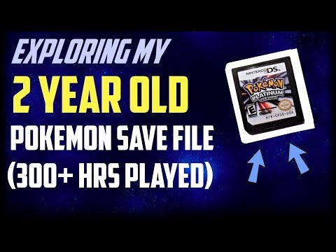 Exploring my 2 YEAR OLD Pokemon Platinum Save File! (300+ Hours Playing Time!)
