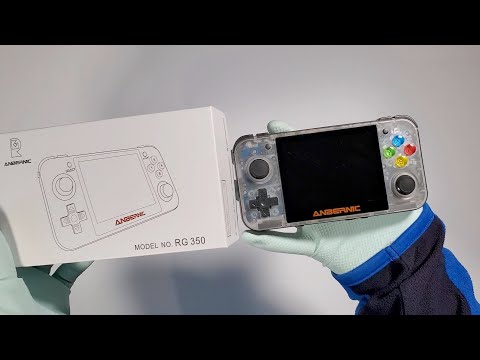 Anbernic RG350 Retro Gaming System Handheld Unboxing And Gameplay.