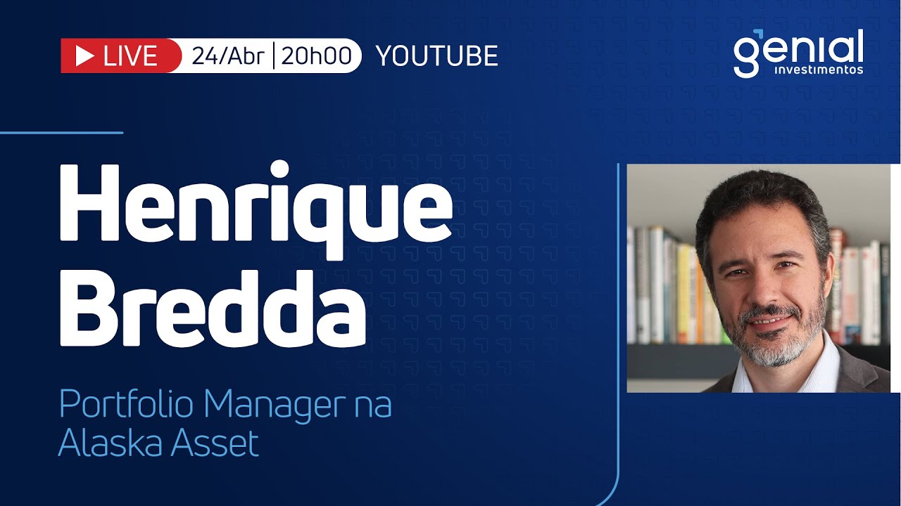 🔴 Live | Entrevista com Henrique Bredda, da Alaska Asset