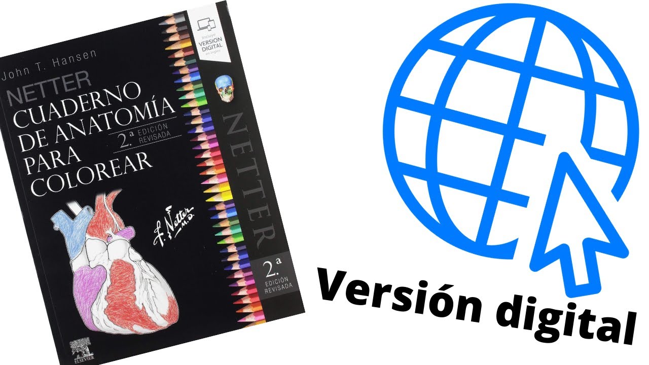 Versión digital Netter cuaderno de anatomía🧍 para colorear