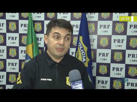 BOM DIA NEWS 10 10  Autuacão da PRF chama atencão para uso dos inibidores de sono