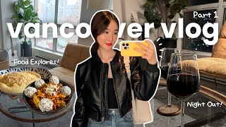 🇨🇦 Vancouver Travel Vlog: City Exploring, Eats, and Night Fun! (Part 1)
