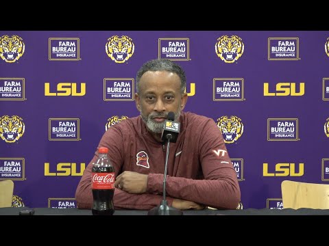 Virginia Tech Kenny Brooks LOSS to LSU postgame with Georgia Armoore
