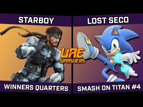 Starboy (Snake) vs LOST | Seco (Cloud/Sonic) - Smash on Titan #4