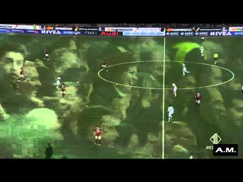 Pellegatti esulta per il presunto gol del Cesena contro la Juve (25-4-2012)