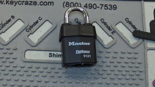 (326) Master Lock Pro Series 6121 Picked & Gutted