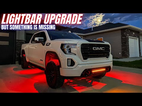 Premium Light Bar Upgrade – Was It Worth It? Custom Fit on GMC Sierra AT4!