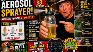 Stop Buying Spray Cans! I Built a Refillable Aerosol Sprayer for $3 💨⚡