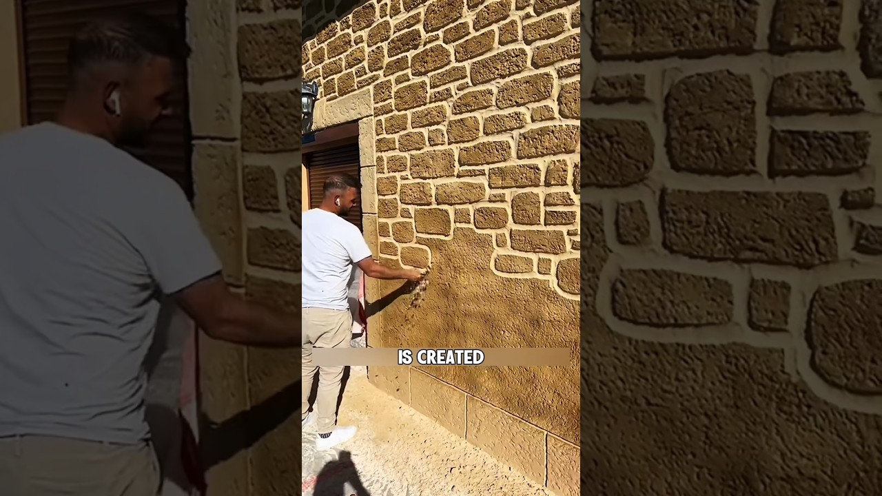 Unique and satisfying brick texture design #shorts