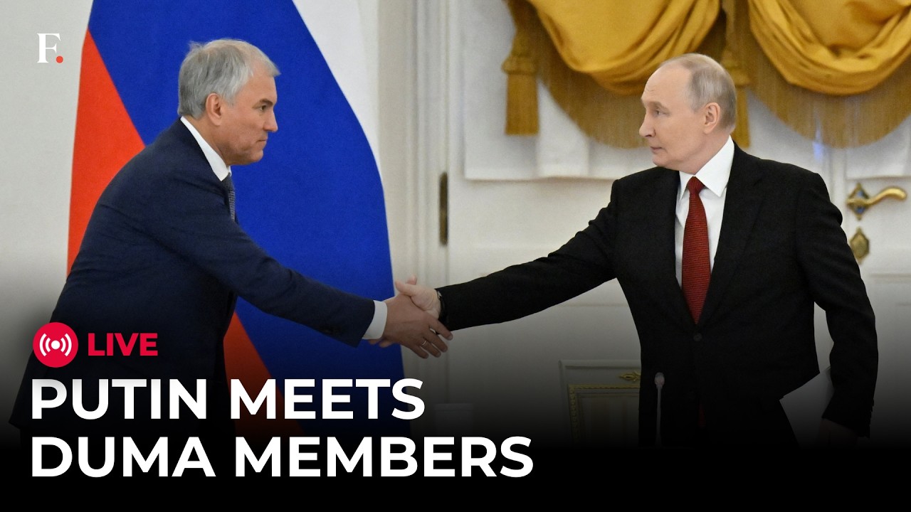 PUTIN LIVE: Russian President Putin meets with Duma Members Ahead of Parliament Elections