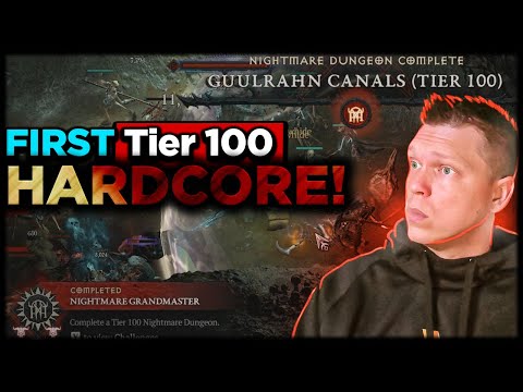 Diablo 4 - This Build CRUSHED Tier 100 FIRST on HARDCORE!