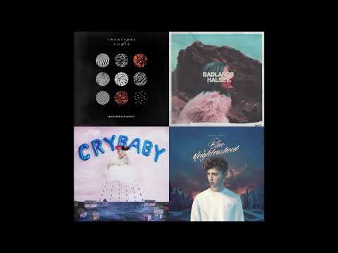 21 pilots VS Halsey VS Melanie Martinez VS Troye Sivan - Stressed Out (MegaMix)