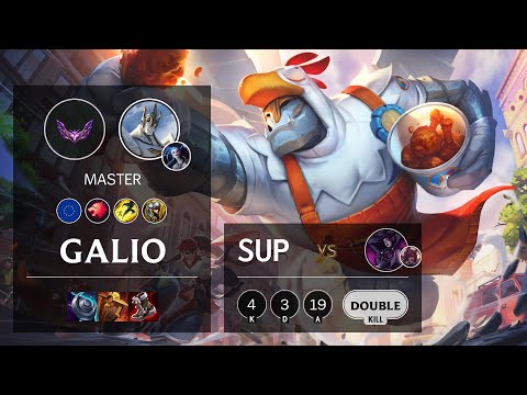 Galio Support vs Morgana - EUW Master Patch 12.1