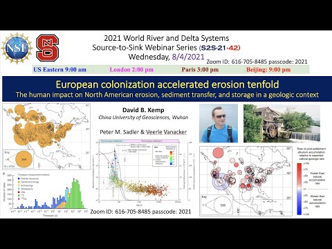 S2S21-42 S2S European colonization accelerated erosion tenfold (David Kemp, 8/4/21)