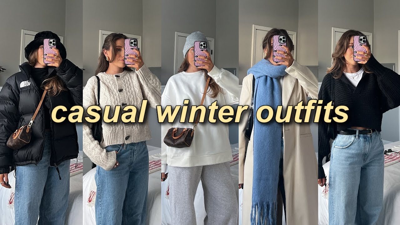 CASUAL + COZY WINTER OUTFITS ❄️ COLD WEATHER OUTFIT IDEAS 2023 (WINTER LOOKBOOK)