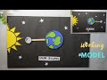 Solar And Lunar eclipse working model | eclipse model for school project | Eclipse spin wheel