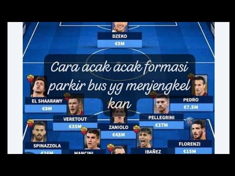 BONGKAR FORMASI PARKIR BUS ala jose MOURINHO ps3 pes 2018 update session 2024