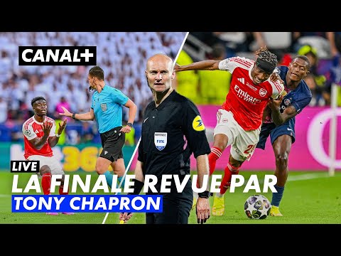 Tony Chapron analyse les polémiques d’arbitrage de la finale PSG/Arsenal