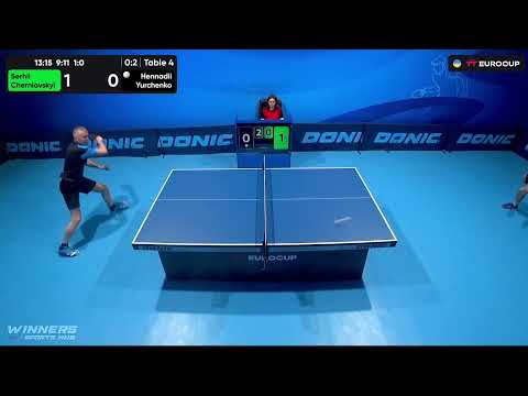 17:35 Serhii Cherniavskyi - Hennadii Yurchenko 18.07.2023 TT Euro.Cup Ukraine Star. Table 4