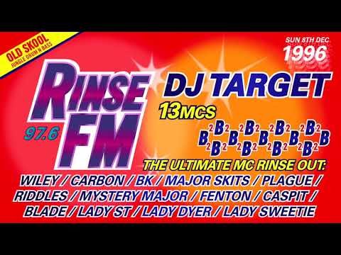 DJ Target & 13 MCs (Wiley + Many More) | The Ultimate Jungle Rinse Out 1996 on Rinse FM