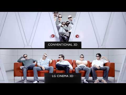 LG Cinema 3D  vs Active 3D: Screentest #8 -- Viewing Angle