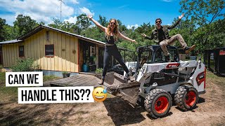 We Needed HELP Cleaning Up Our Abandoned Property!! - Scorpions, Bee Stings & CRAZY Texas Heat 🥵