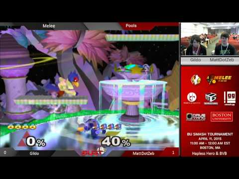 BUST2 - Gildo (Sheik) vs MattDotZeb (Falco) - SSBM Pools