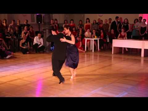  Esteban Moreno  and  Claudia Codega  are  dancing  at  Tangomania  in  2014