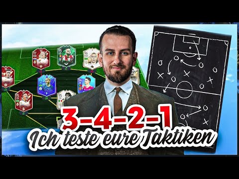 FIFA 22: 3-4-2-1 ICH TESTE EURE TAKTIKEN 🔥 FORMATION mit TAKTIK & ANWEISUNGEN von Zuschauer testen