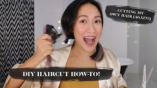 How To Cut Your Own Hair: Short Bob (I Did It Agai