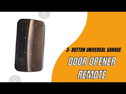 3  Button Universal Garage Door Opener remote