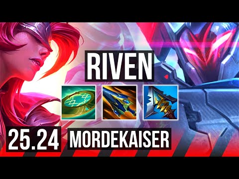 RIVEN vs MORDEKAISER (TOP) | KR Master | 25.24