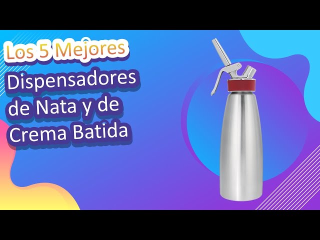 Vídeo relacionado con Vaily Cápsulas de Nata - Cápsulas de N2O para Dispensadores y Sifones de Nata - para Preparar fácilmente Nata, Espumas, Sopas y Mucho más (010 Unidades)