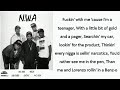 N W A F K Tha Police Lyrics