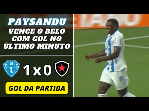 JACY MARANHÃO marcou pro PAPÃO no último minuto | Paysandu-PA 1 x 0 Botafogo-PB | Gol da Partida