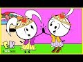Twin Pretend Play Dress Up With Emma Kate EK Doodles Cute Animation
