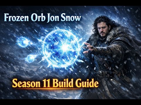 Frozen Orb Jon Snow | Season 11 Diablo 4 Sorcerer Guide