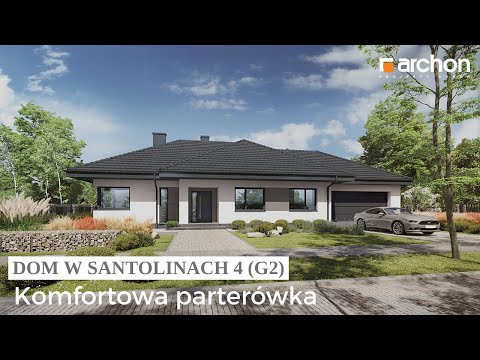 Dom w santolinach 4 (G2) – Komfortowa parterówka I ARCHON+ Projekty Domów
