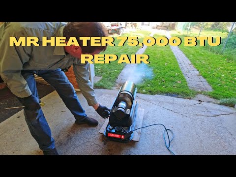 75,000 BTU Diesel, Kerosene Forced Air Heater not working. Mr Heater Contractor Series